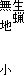 生蝋
無 地 小